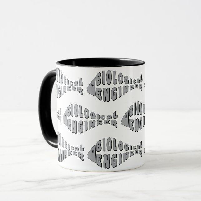 Mug Gray Fish, ingénieur biologique (Devant gauche)