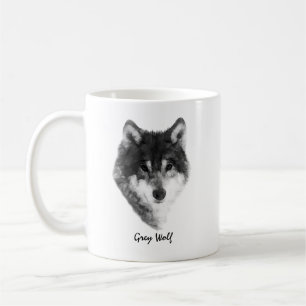 Mug Gray Wolf élégant personnalisable