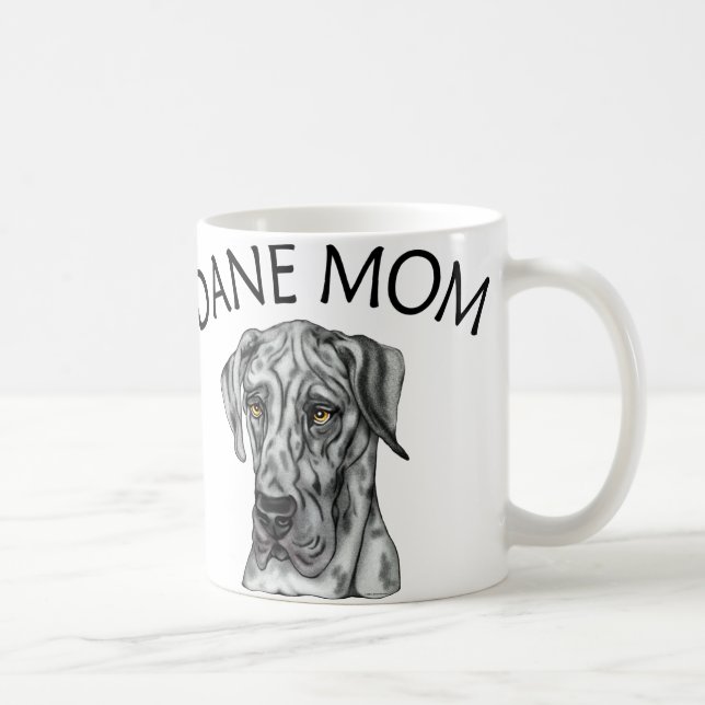 Mug Great Dane Maman Merle UC (Droite)