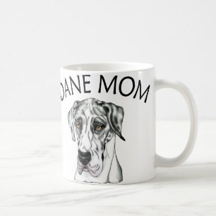 Mug Great Dane Mom Harlequin UC