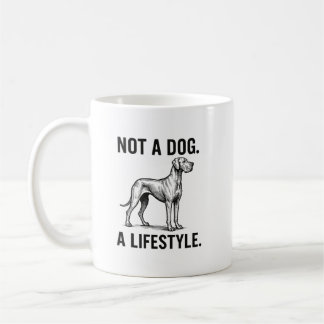 Mug Great Dane Shirt – “Not a Dog. A Lifestyle.” Funny
