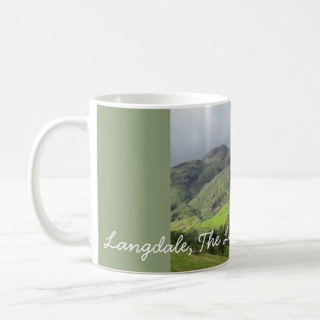 Mug Great Langdale Valley, Lake District, Angleterre (Gauche)