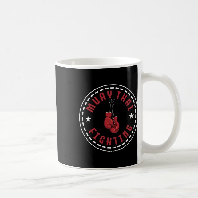 Mug Great Muay Thai Fighting Design Kickboxer Mma Trai (Droite)