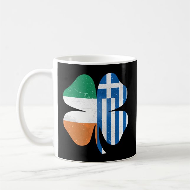 Mug Grèce Irlande Shamrock grec Irlande St Patrick D (Gauche)