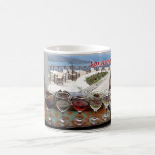Mug Grèce - Santorin - Thera - Thira - Vin -