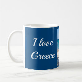 Mug Grèce taverne bleu et blanc