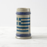 Mug Grecian Evzone avec drapeau grec
