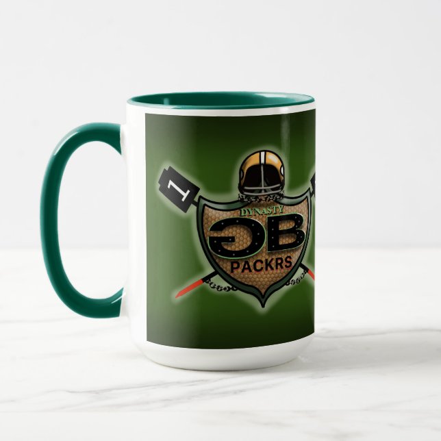Mug GREEN BAY PACK par Slipperywindow (Gauche)