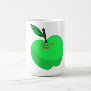 Mug GReen conception de pomme