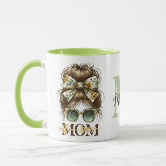 Mug Green Messy Bun Maman Femme Boss