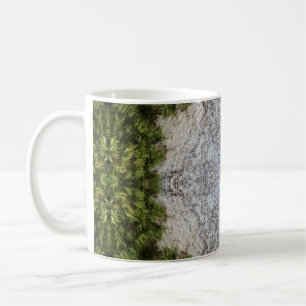 Mug Green Moss & Earth Nature Art
