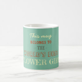 Mug Green Terracotta Pastel Cadeau couleur pour Flower