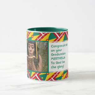 Mug GRENADA DRAPEAU Photo personnalisée Patriotique Gr