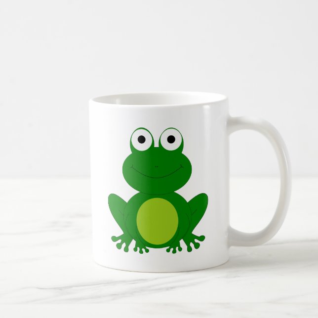 Mug Grenouille avec du charme de bande dessinée (Droite)
