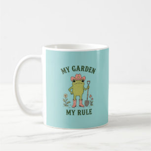 Mug Grenouille Cowboy Jardinage Mon Jardin Ma Règle