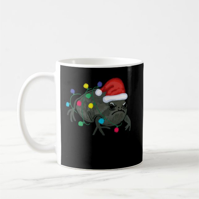 Mug Grenouille de pluie du désert noir Lumières des ar (Gauche)