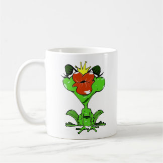 Mug Grenouille douce avec couronne et coucou