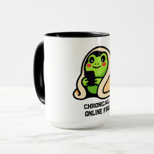 Mug Grenouille drôle de mème en ligne de façon chroniq