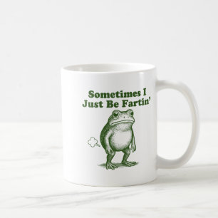 Mug Grenouille Drôle Parfois Je Fais Seulement Des Pet