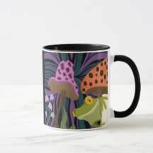 Grenouille Et Champignons Des Arbres Whims