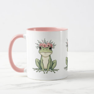 Mug Grenouille florale en gros Cottagecore Art