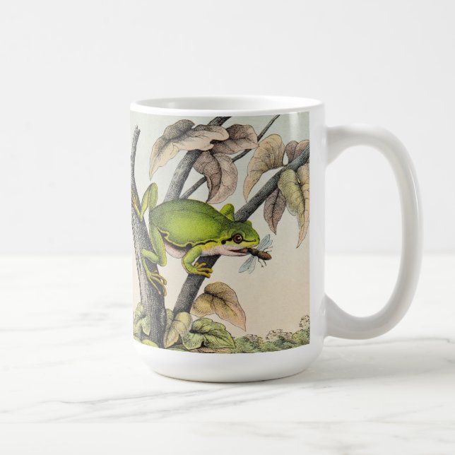 Mug Grenouille vintage et volée (Droite)
