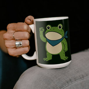 Mug Grenouilles Contre le Fascisme Manifestation de Gr