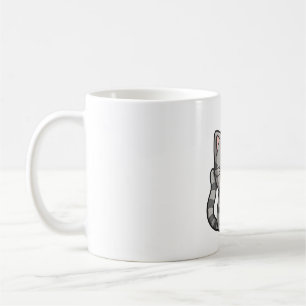 Mug Grey Tabby Kawaii Chat souriant