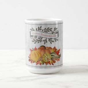 Mug Grey Thanksgiving Citrouilles et Squash