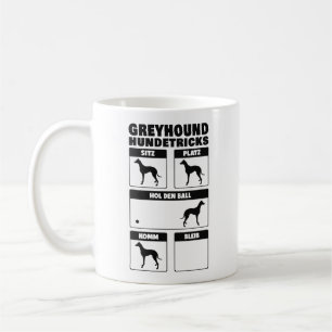 Mug Greyhound Hundetricks Britischer Windhunks Tricks
