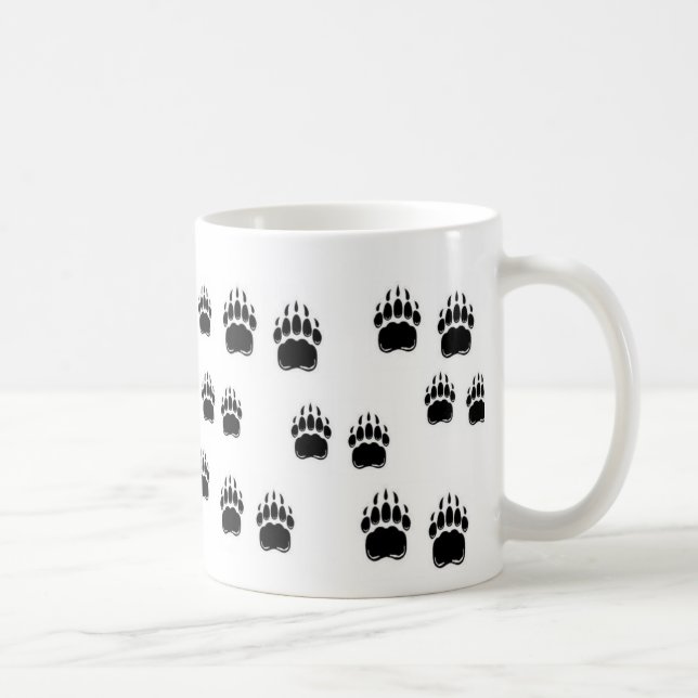 Mug Griffes d'ours noir (Droite)