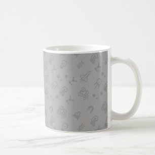 Mug Griffonnages de l'espace et de la Science