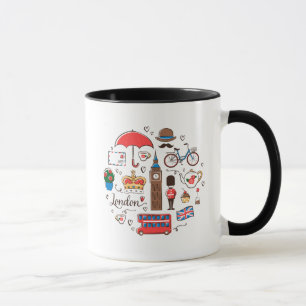 Mug Griffonnages de Londres