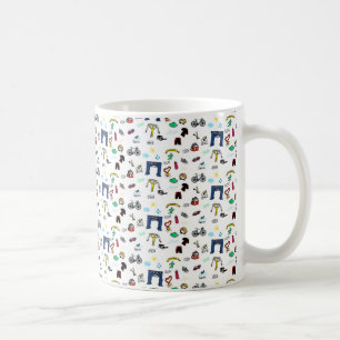 Mug Griffonnages de triathlon