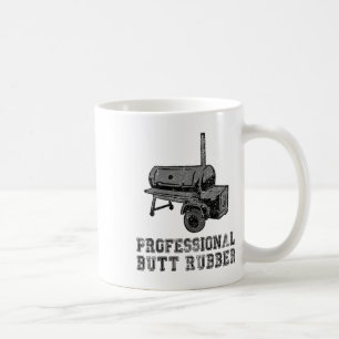 Mug Grillades, Barbecue, Fumeur, Bouton professionnel 