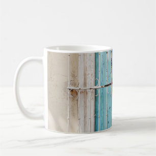 Mug Grille de fenêtre en acier blanc