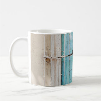 Mug Grille de fenêtre en acier blanc