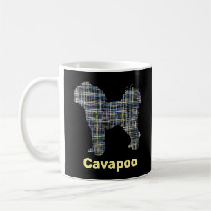 Mug Grille jaune et noire Cavapoo