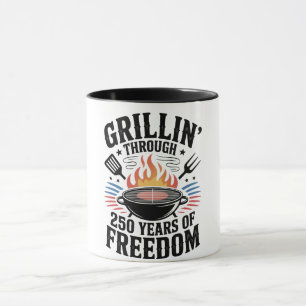 Mug Griller à travers le 250e Grill de la liberté 4 ju