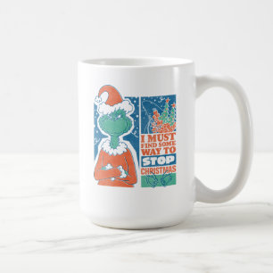 Mug Grinch Arrêtez Noël Graphique Vintage