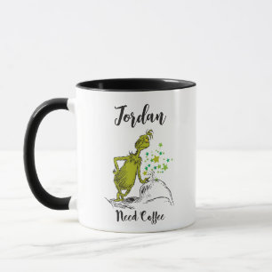 Mug Grinch Besoin de café drôle personnalisé