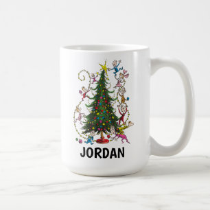 Mug Grinch classique   Arbre de Noël - Personnalisé