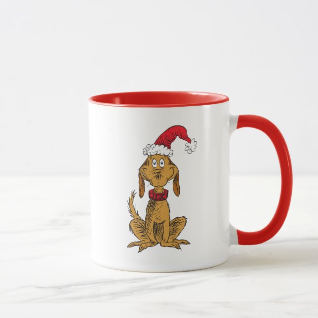 Mug Grinch classique | Max - Santa Hat (Droite)