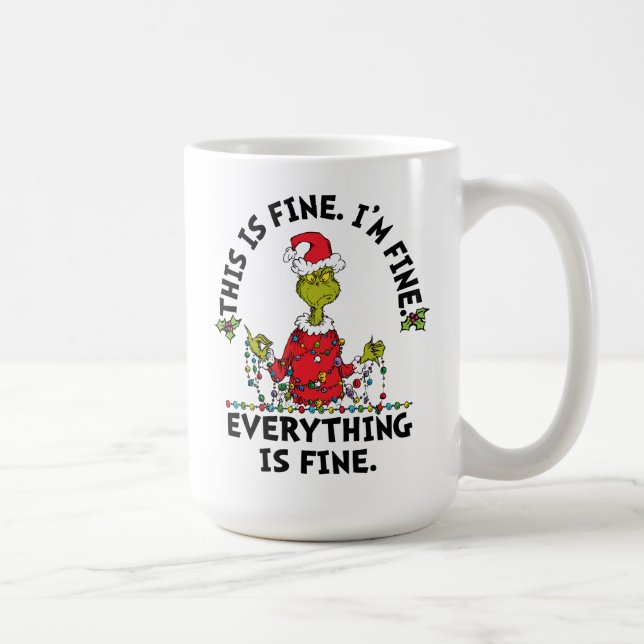 Mug Grinch | Everything is Fine (Droite)