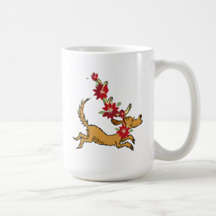Mug Grinch Max Pointsettia de Noël