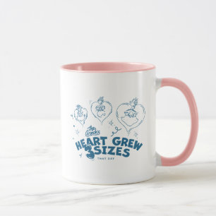 Mug Grinch's Heart Grew 3 Tailles