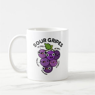 Mug Gripes aigre amusant Fruit Pun de raisin