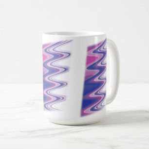 Mug gris bleu Fuchsia