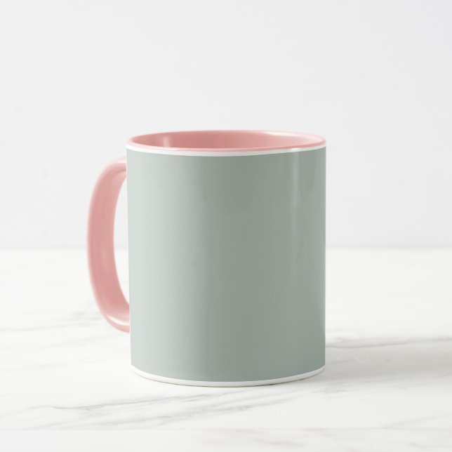 Mug gris cendré (couleur solide) (Devant gauche)