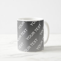 Gris (couleur changeable) Ombre & Motif de texte